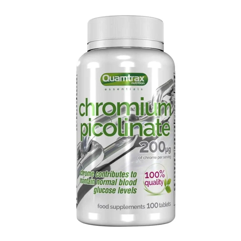 Quamtrax Chromium Piccolinate 100 tablets