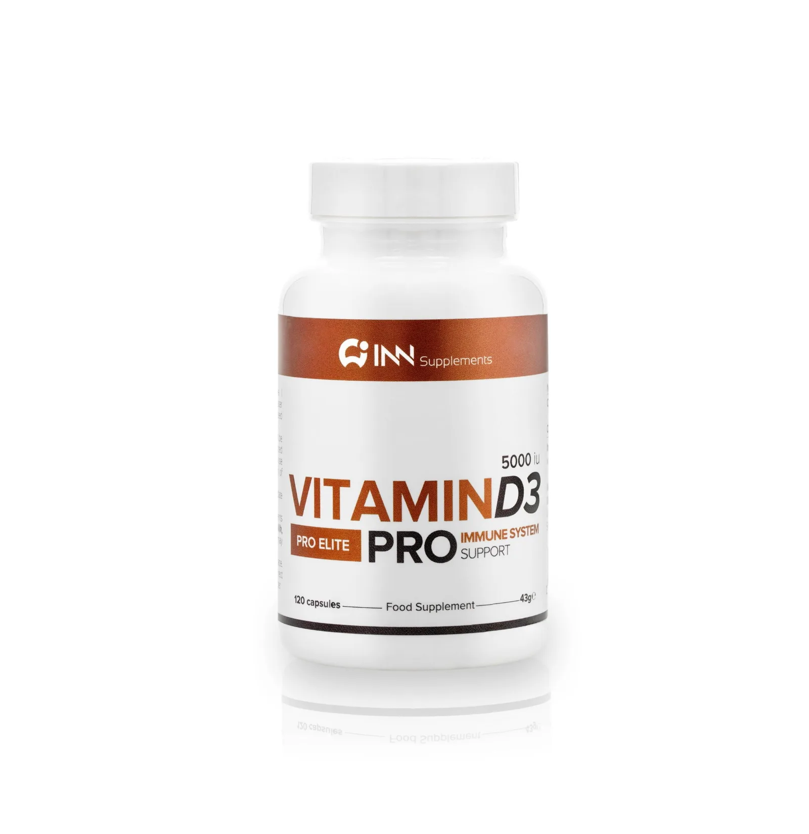 INN Vitamin D3 5000iU 120 caps